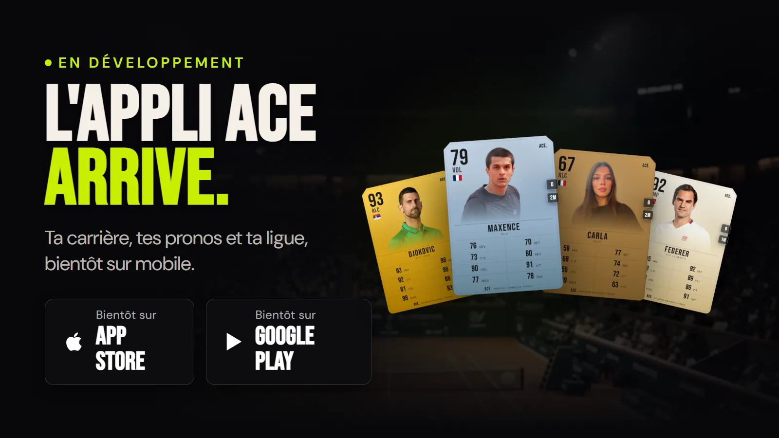 L'appli ACE arrive - en développement, bientôt sur App Store et Google Play